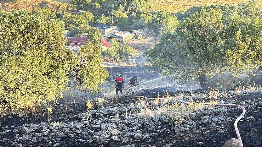 Elazığ'da korkutan yangın!