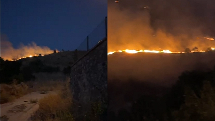 Elazığ'da korkutan yangın!
