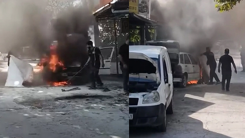 Elazığ'da korkutan yangın