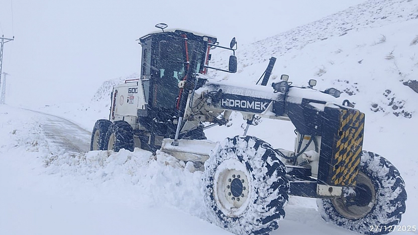 Elazığ'da köy yolları ulaşıma açıldı