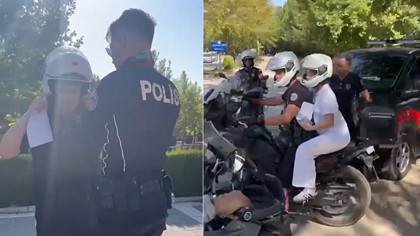 Elazığ'da KPSS telaşı: Sınava geç kaldılar, polis yetiştirdi