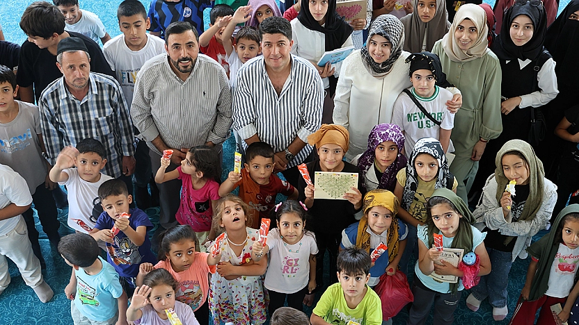 Elazığ'da Kur'an Kursu'nda filografi sanatı etkinliği