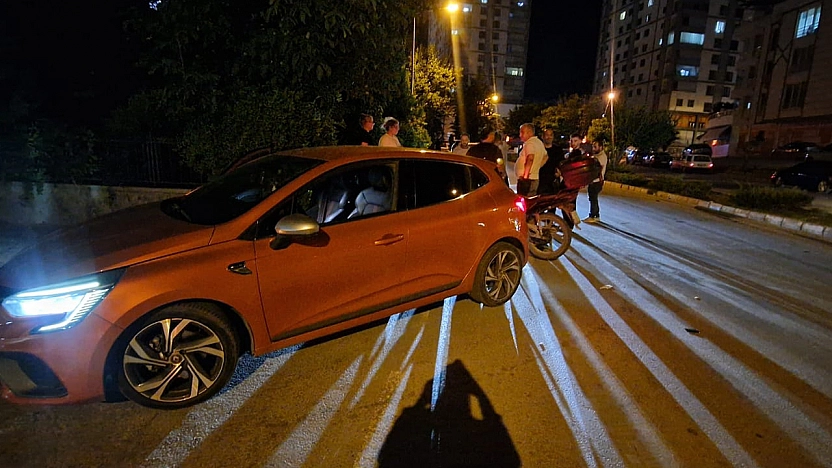 Elazığ'da motor kazası: 1 yaralı