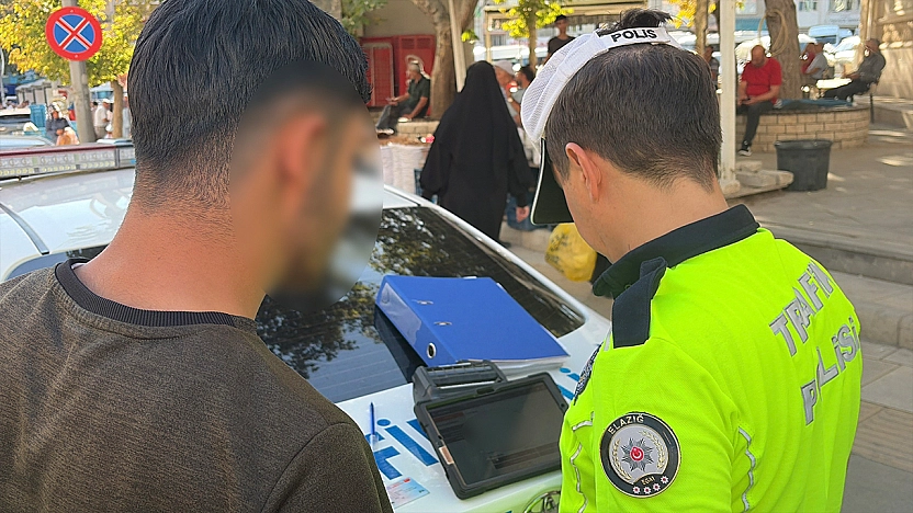 Elazığ'da motosiklet denetimi: 89 sürücüye 848 bin lira ceza