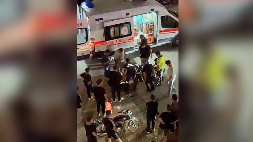 Elazığ'da motosiklet devrildi: 1 yaralı
