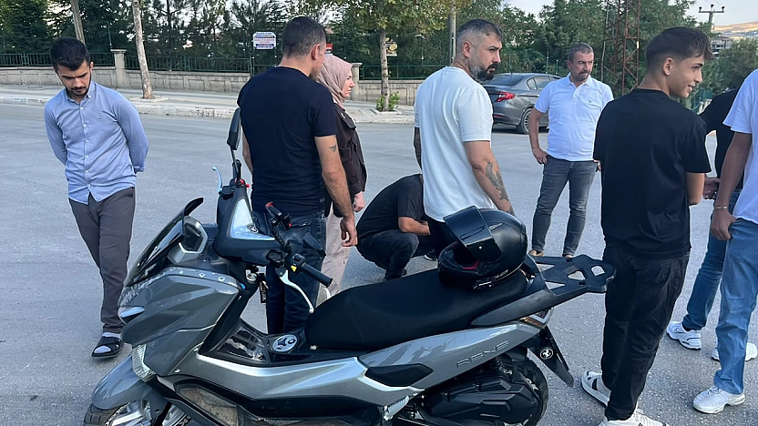 Elazığ'da otomobil ile motosiklet çarpıştı: 1 Yaralı