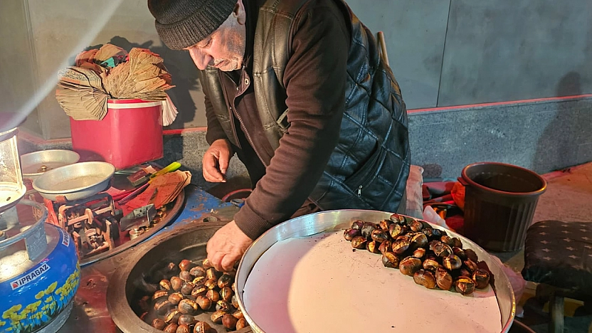 Elazığ'da pişmiş kestanenin tanesi 20 lira