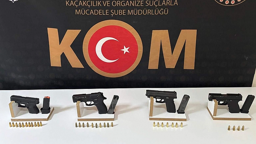 Elazığ'da ruhsatsız tabanca operasyonu