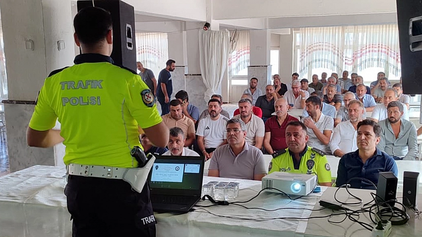 Elazığ'da servis şoförlerine eğitim verildi