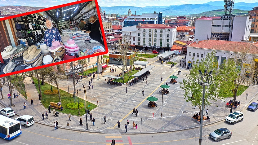 Elazığ'da sıcaklar şapka satışlarını patlattı