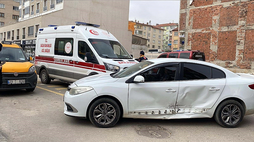 Elazığ'da trafik kazası: 1 yaralı