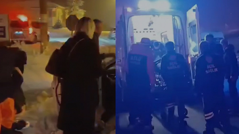 Elazığ'da trafik kazası: Araçta sıkışan vatandaş kurtarıldı