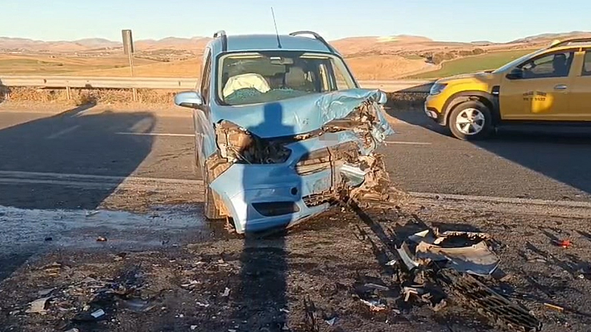 Elazığ'da trafik kazası!
