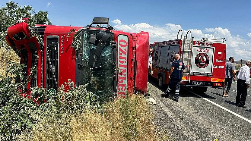 Elazığ'da trafik kazası!