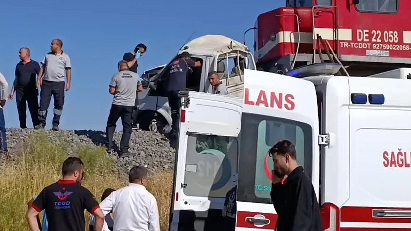 Elazığ'da tren kazası: 1 Yaralı