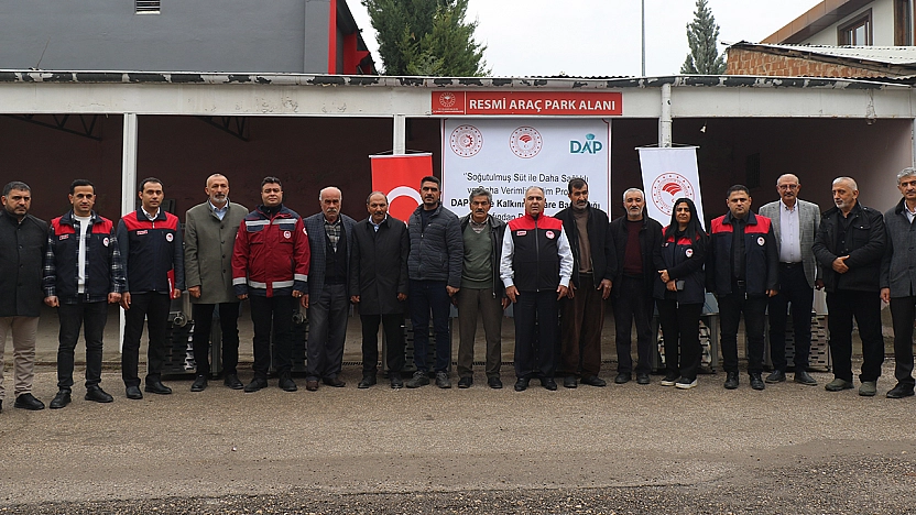 Elazığ'da üreticilere süt soğutma tankı dağıtıldı