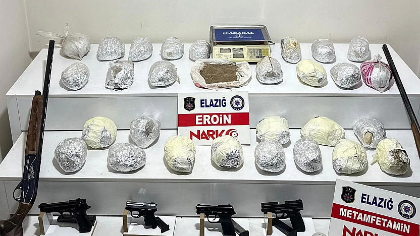 Elazığ'da uyuşturucuya geçit yok!
