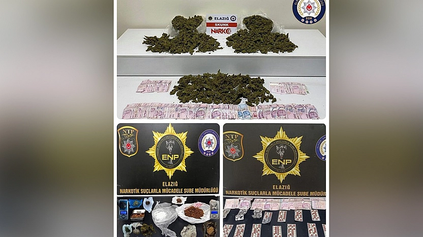 Elazığ'da uyuşturucuya geçit yok