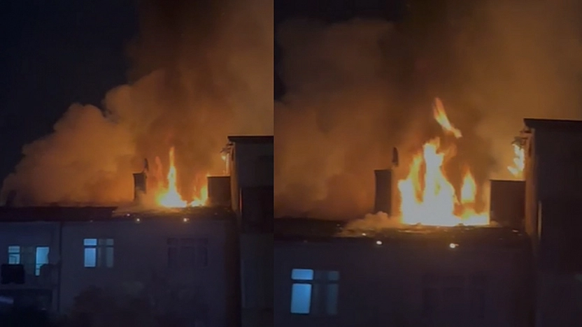 Elazığ'da yangın paniğe neden oldu!