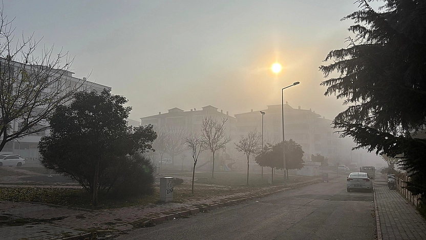 Elazığ'da yoğun sis etkili oldu