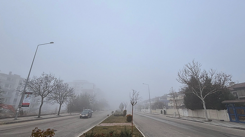 Elazığ'da Yoğun Sis Etkili Oldu