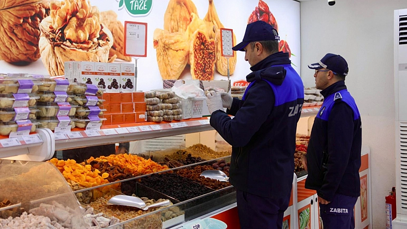 Elazığ'da Zabıtadan yeni yıl öncesi sıkı denetim