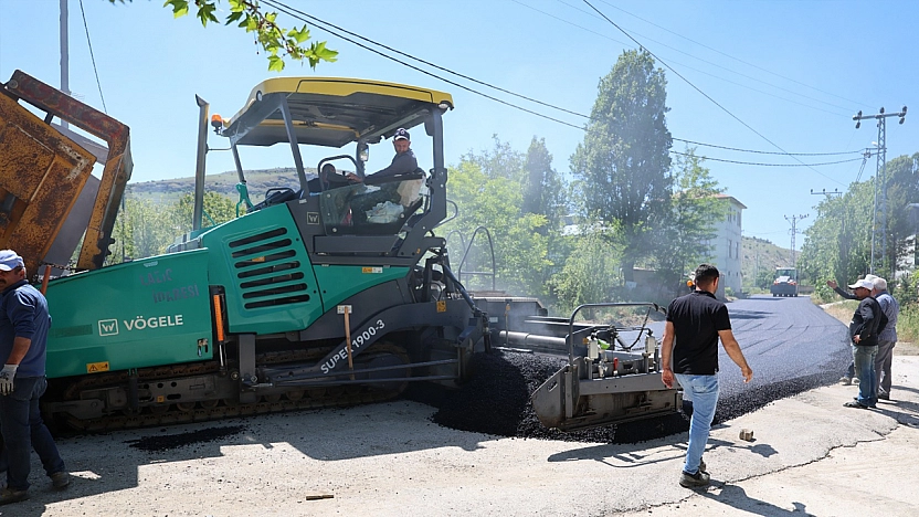 Elazığ İl Özel İdaresi BSK asfalt sezonunu açtı