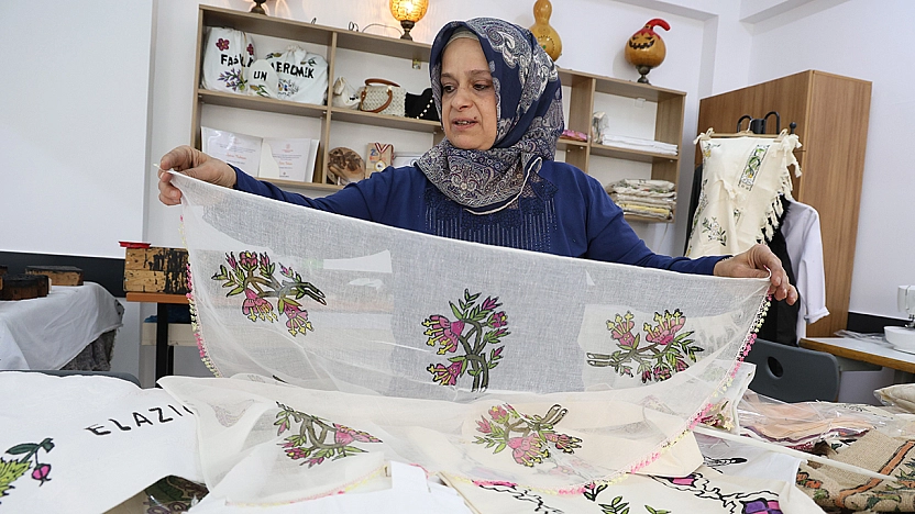 Elazığ'ın asırlık sanatı Çit baskıyı geleceğe taşıyor