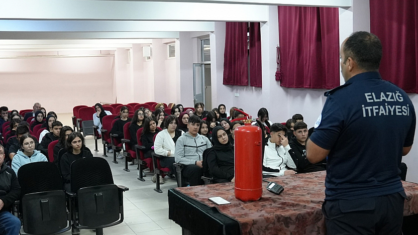 Elazığ İtfaiyesi, 2025 yılında 57.568 vatandaşa yönelik eğitim verdi