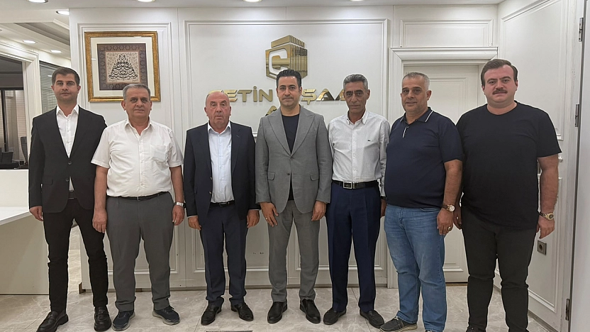 Elazığ TSO başkan adayı Ahmet Ballıca'dan Çetin İnşaat'a ziyaret