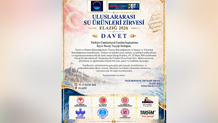 Elazığ, Uluslararası Su Ürünleri Zirvesi'ne ev sahipliği yapmaya hazırlanıyor