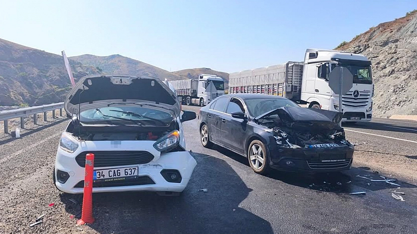 Elazığ zincirleme trafik kazası!