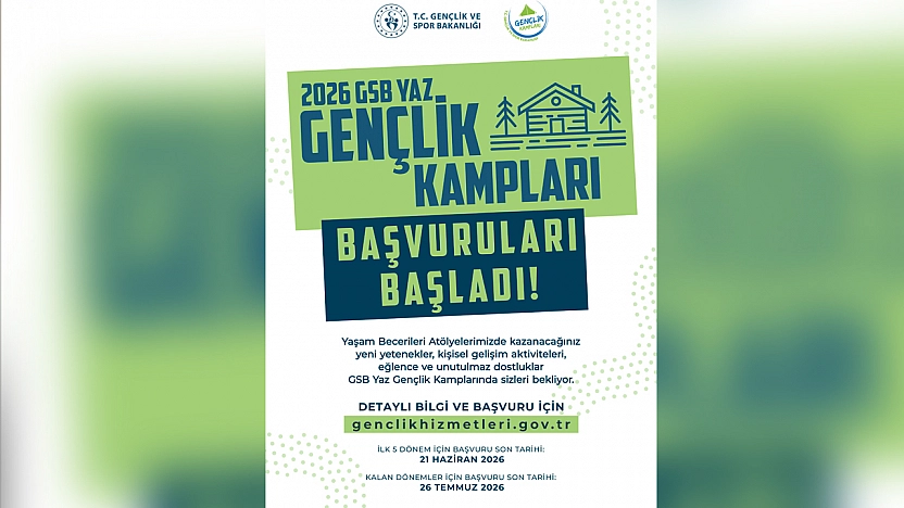 Elazığlı gençleri ücretsiz kamp fırsatı bekliyor
