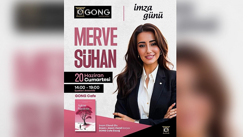 Elazığlı Şair Merve Suhan ikinci kitabını imzalayacak