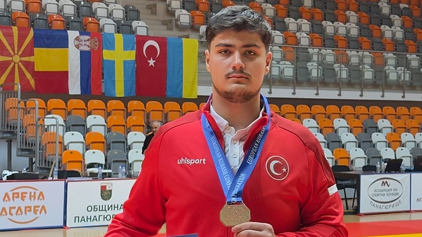 Elazığlı sporcu Avrupa ikincisi