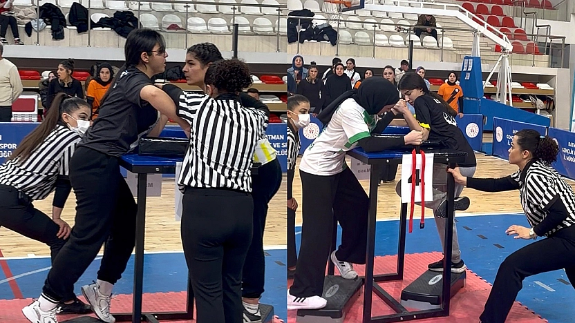 Elazığlı sporculardan bilek güreşi grup yarışmalarında 3 madalya