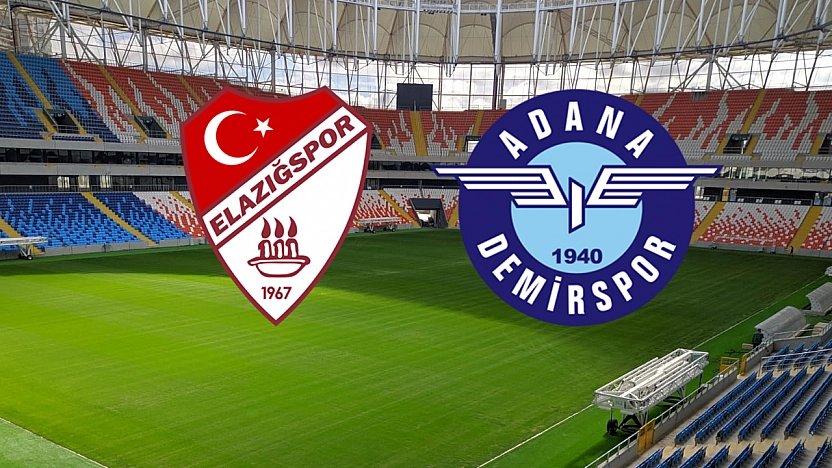 Elazığspor – Adana Demirspor maçı canlı anlatım