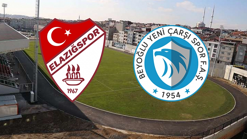 Elazığspor- Beyoğlu Yeni Çarşı maçı canlı anlatım
