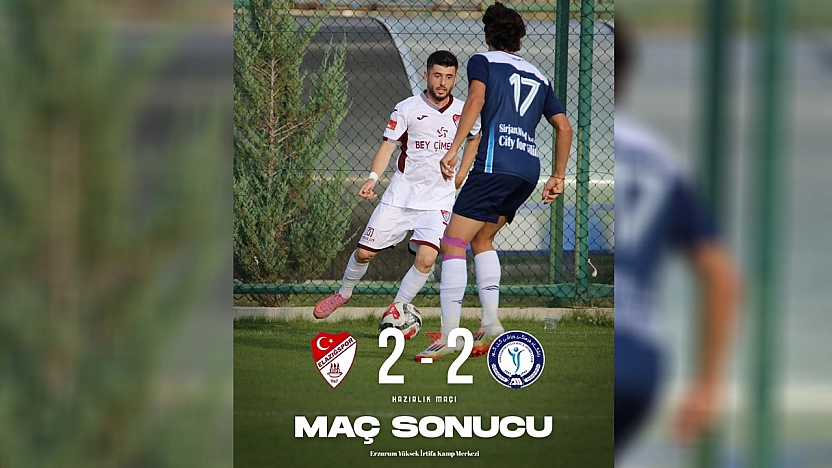 Elazığspor, hazırlık maçında İran temsilcisiyle berabere kaldı