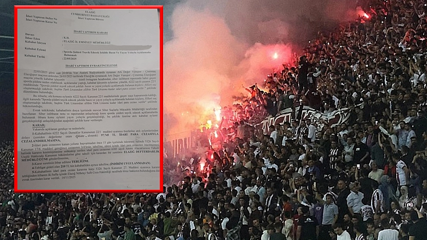 Elazığspor tribünlerine darbe: taraftar yalnız bırakılamaz