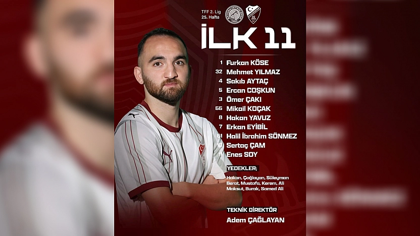 Elazığspor'un İlk 11'i Belli Oldu