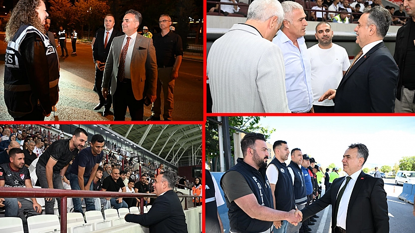 Emniyet sahada Elazığ güvende