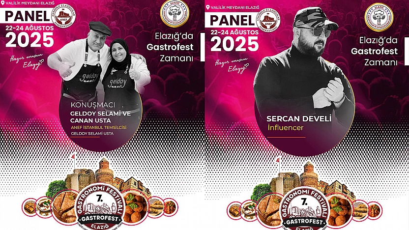 Festival başlıyor: Şefler ve fenomenler Elazığ'da buluşacak!