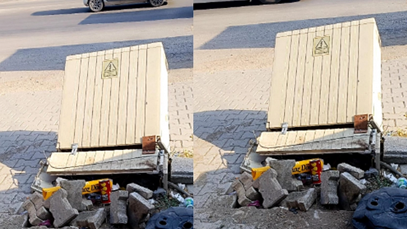 Fırat EDAŞ çilesi bitmiyor: Tehlikeli elektrik panosu tepkilere neden oldu