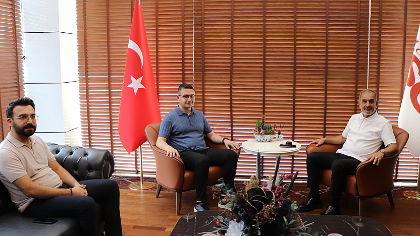 Fırat Elektrik Müdürü Gül'den Başkan Alan'a ziyaret