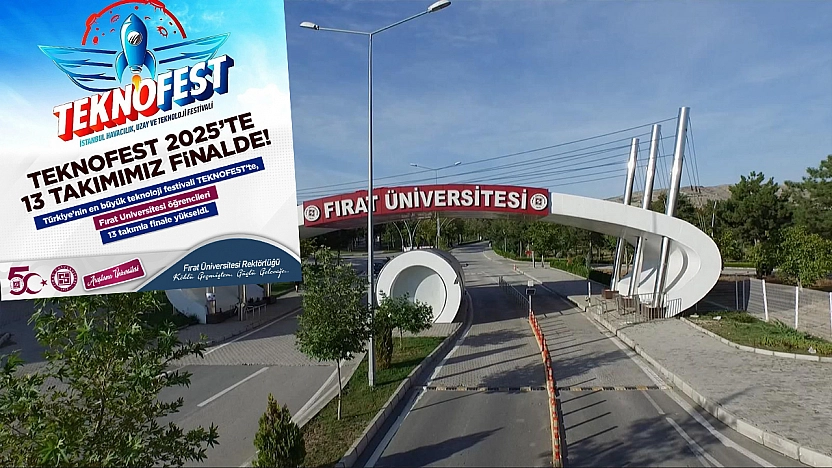 Fırat Üniversitesinden 13 takım Teknofest 2025 finallerinde