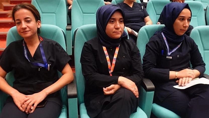 FÜ Hastanesi'nde hijyen ve koruyucu ekipman eğitimi düzenlendi