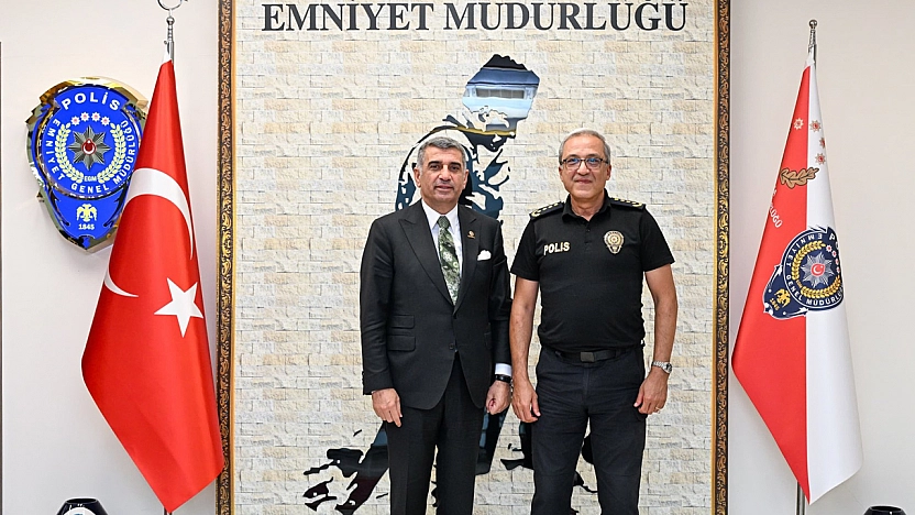 Gürsel Erol, Manisa İl Emniyet Müdürü Karayel'i ziyaret etti