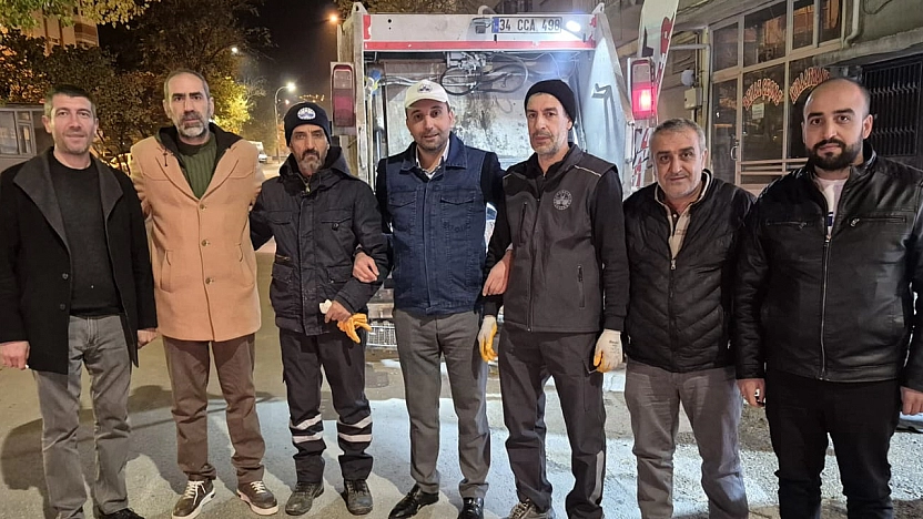 Hizmet-İş Sendikası'ndan gece vardiyasına moral ziyareti