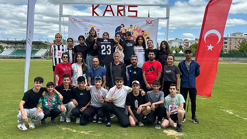 Kars'tan şampiyonlukla döndüler: Atletizm takımlarımız Türkiye finallerinde